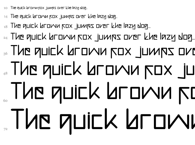 I Love Arrow font waterfall